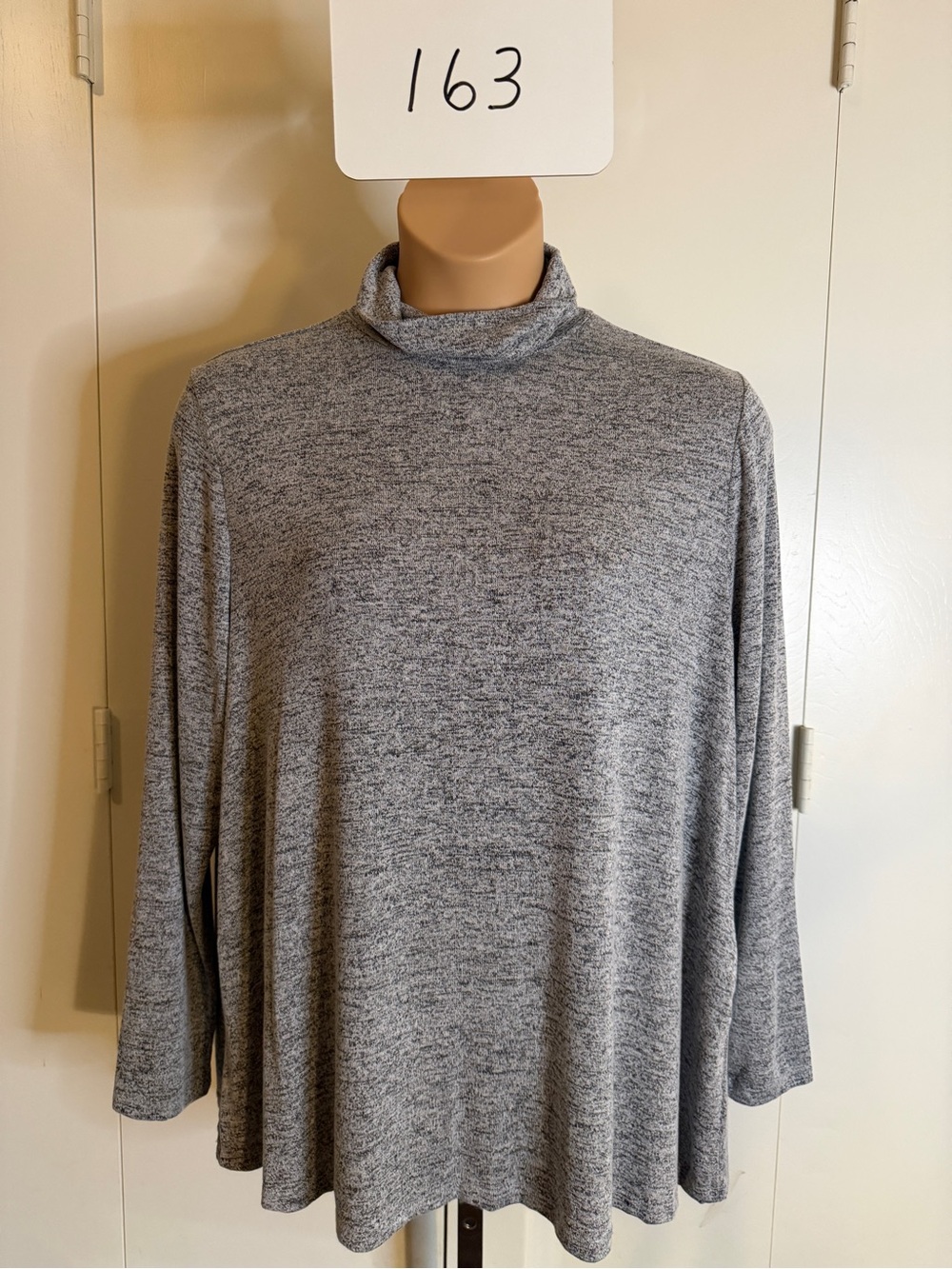 Lane Bryant Heather Gray Turtleneck Sweater